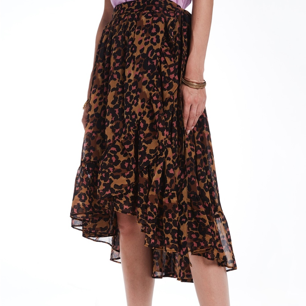 Scotch & Soda Tie Waist Wrap Skirt
